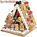 Günthart DIY Gingerbread House | Construction Kit Gingerbread House | Witch House | Gingerbread House 6 Pieces | Christmas Bakery