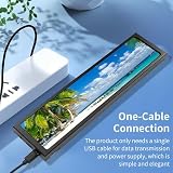 11,3-calowy ekran boczny LCD 800 MHz procesor stereo wyjście dźwięku i beznarzędziowe systemy operacyjne USB wyświetlacz multimedialny dla