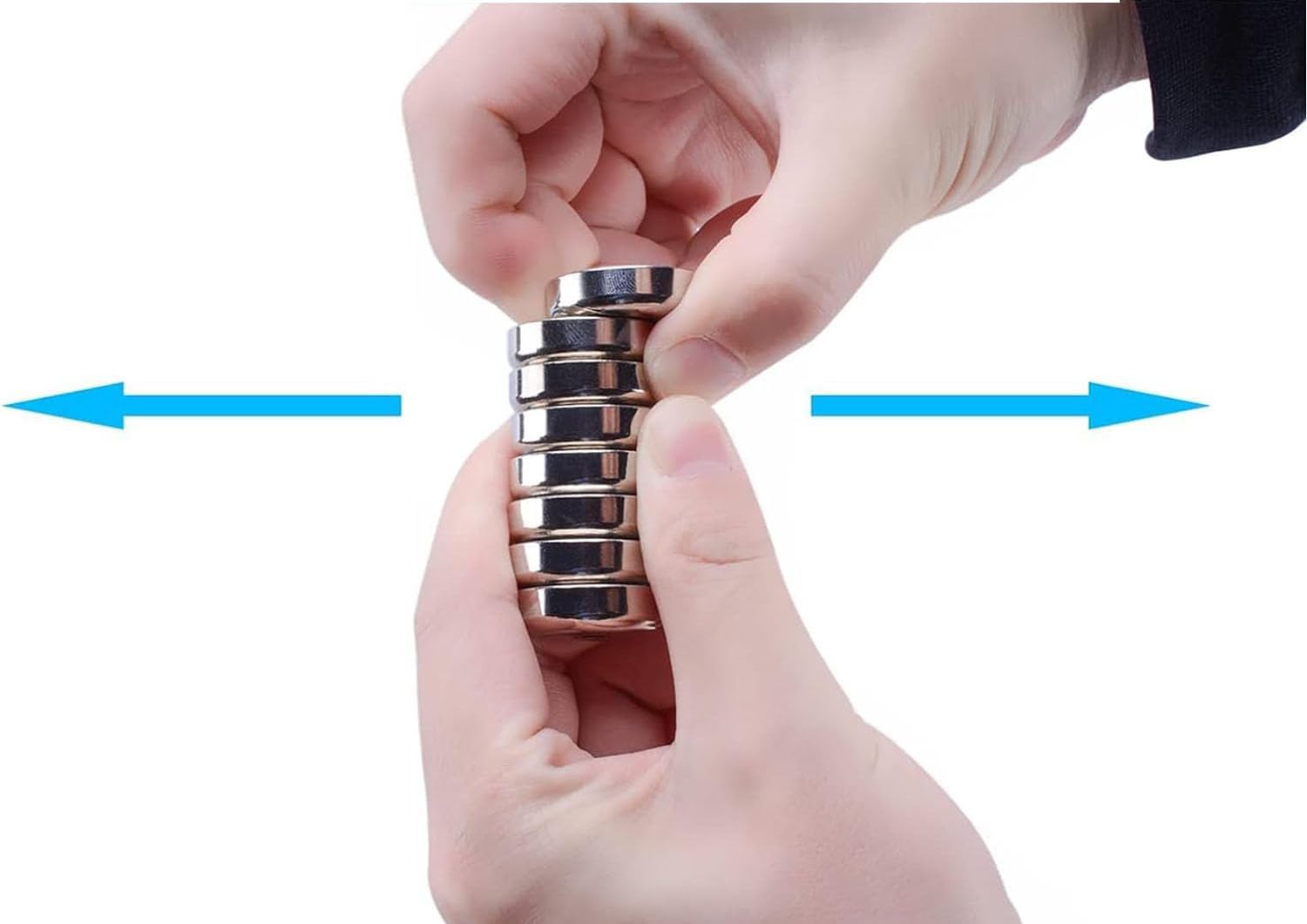 5 X Magnete Parallelepipedo Con Foro Svasato 60x10x3mm - Nord - Foto 10