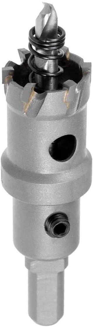L-A 23mm Carbide Hole Saws, TCT Cutter Drill Bit, Metal Cutting Hole Saw for Metal Stainless Steel Wood Aluminum (1 Pcs)