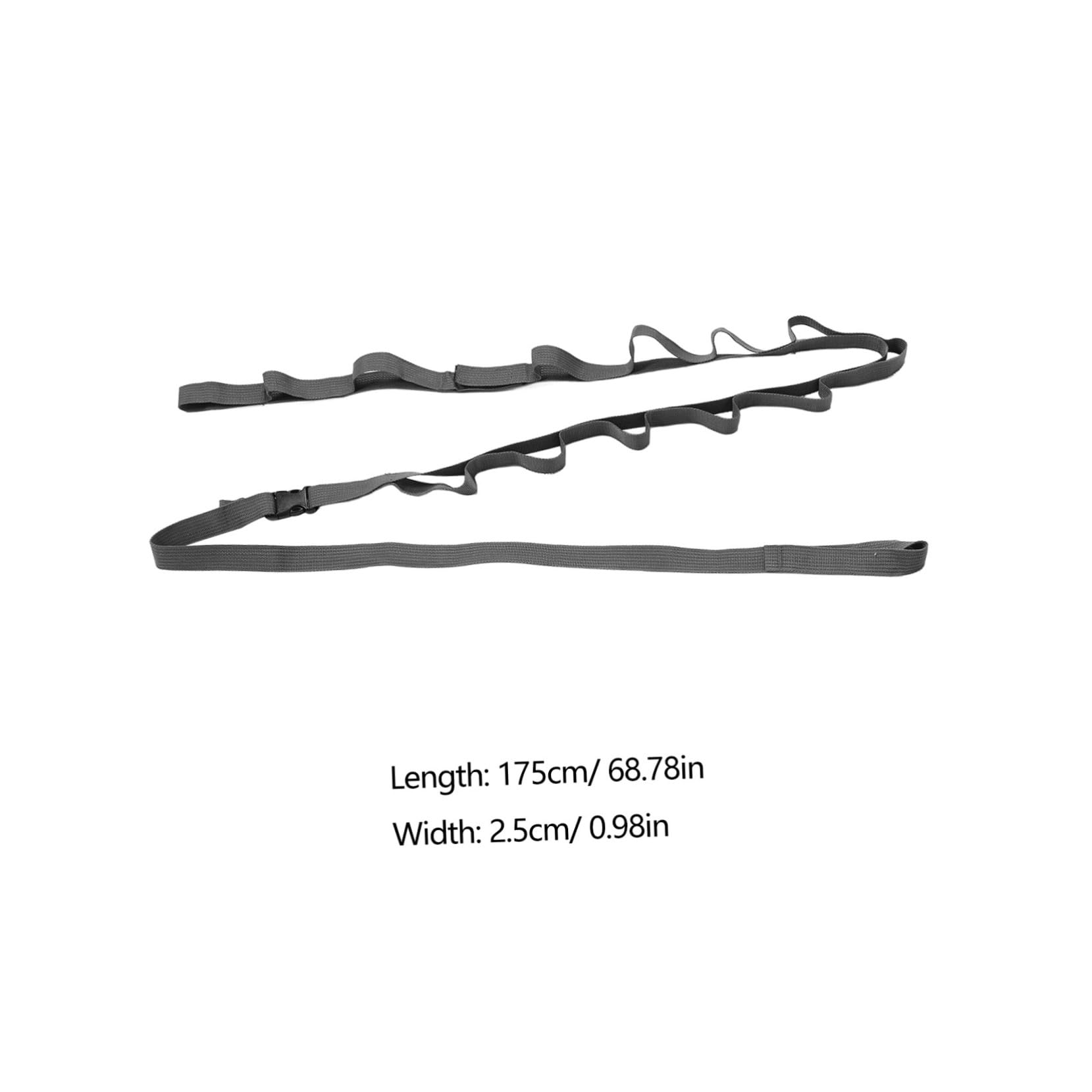 GOOHOCHY Multifunctional Dark Grey Outdoor Clothesline Portable Travel Laundry Line for Camping Hiking Windproof Non Slip Hanging Rope Compact Gear Organizer for Outdoor Adventures