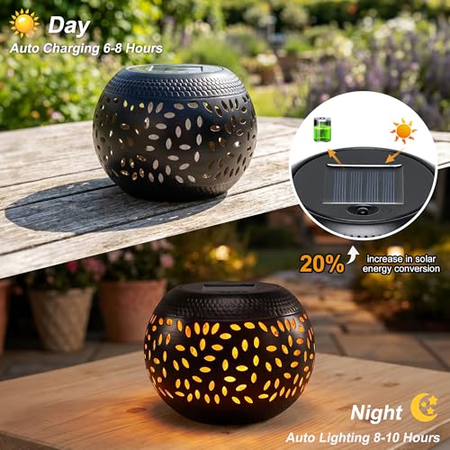 Éclairage crépuscule à l'aube étanche pour lanterne solaire de table