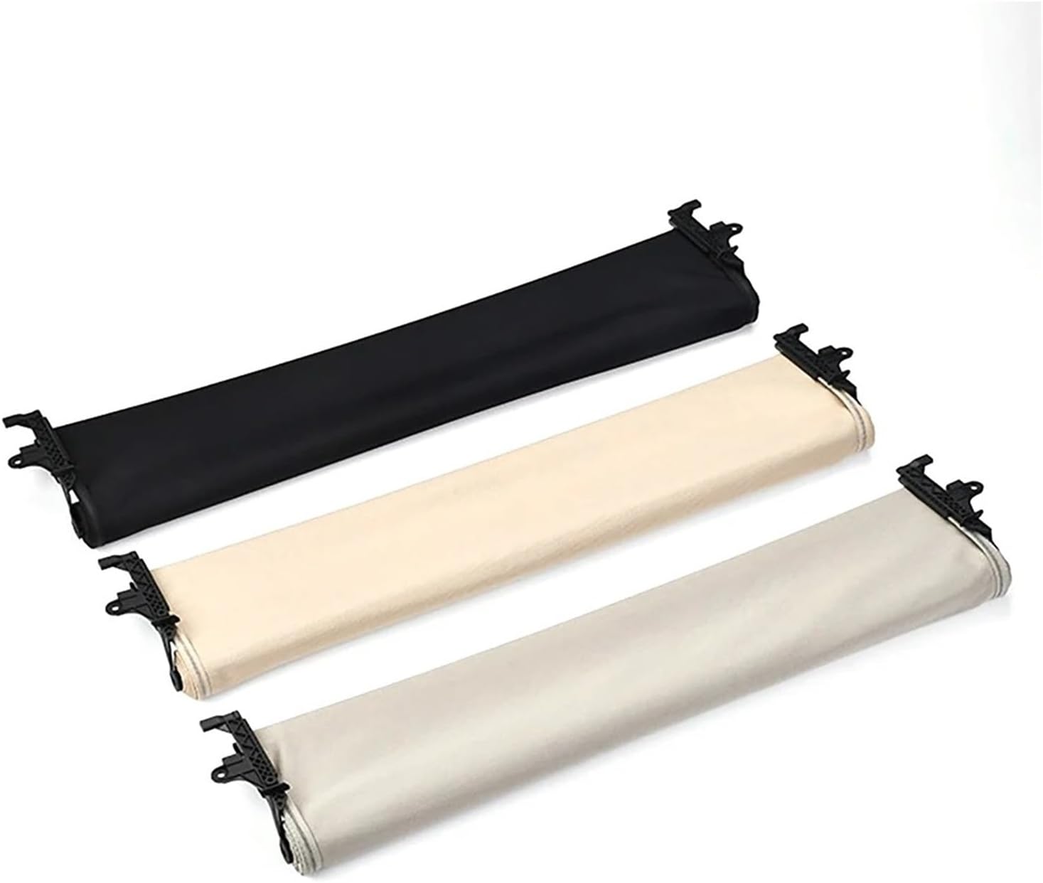 Fit for BMW 3-Series GT F34 2013-2019 Panorama Sunroof Roller Blind Sunshade Curtain Cover 54107365126，54107365127，54107365128 Panoramic sunroof(Black)