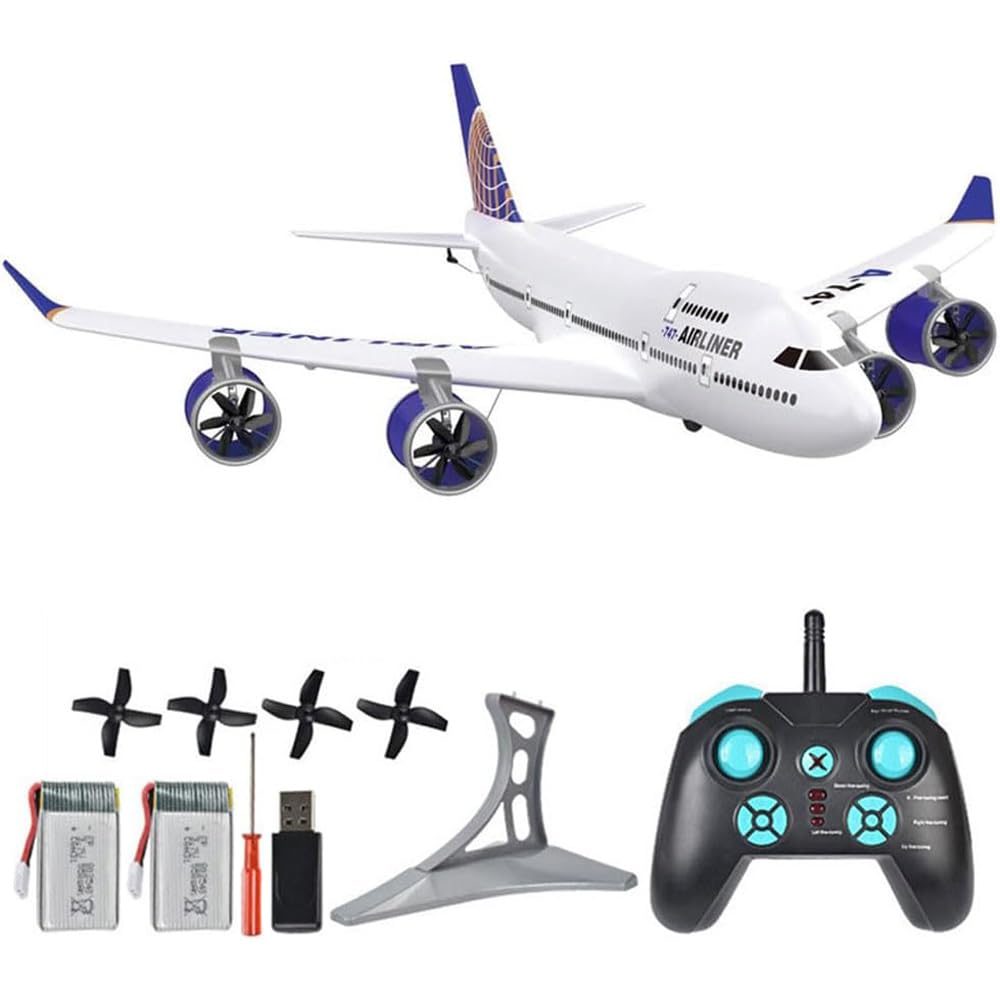 XMFLFH 3CH 747 Fixed-Wing RC Airbus 2.4G Radio EPP Remote