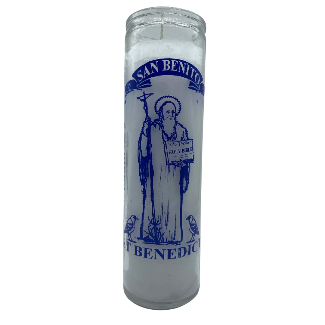Generic San Benito White 7 Day Ritual Glass Candle
