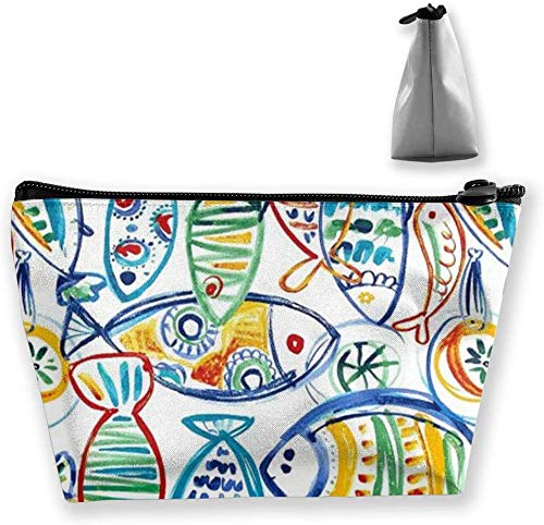 Solarium Outdoor Cast Seaside Makeup Bag for Purse Travel Makeup Pouch Mini Cosmetic Bag for Women Girls