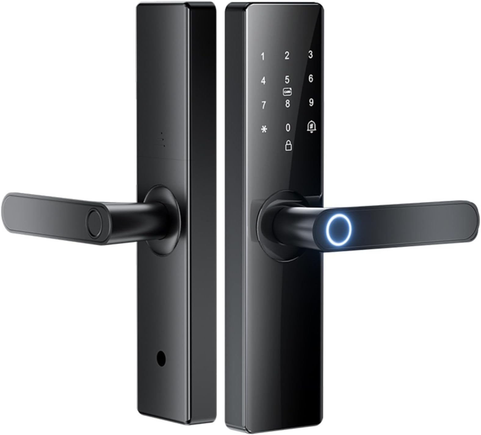 Smart Door Lock, Fingerprint Recognition Door Lock With Enhanced Security Features And User Friendly Management Options for Home Bedroom Hotel Apartment(18cm)