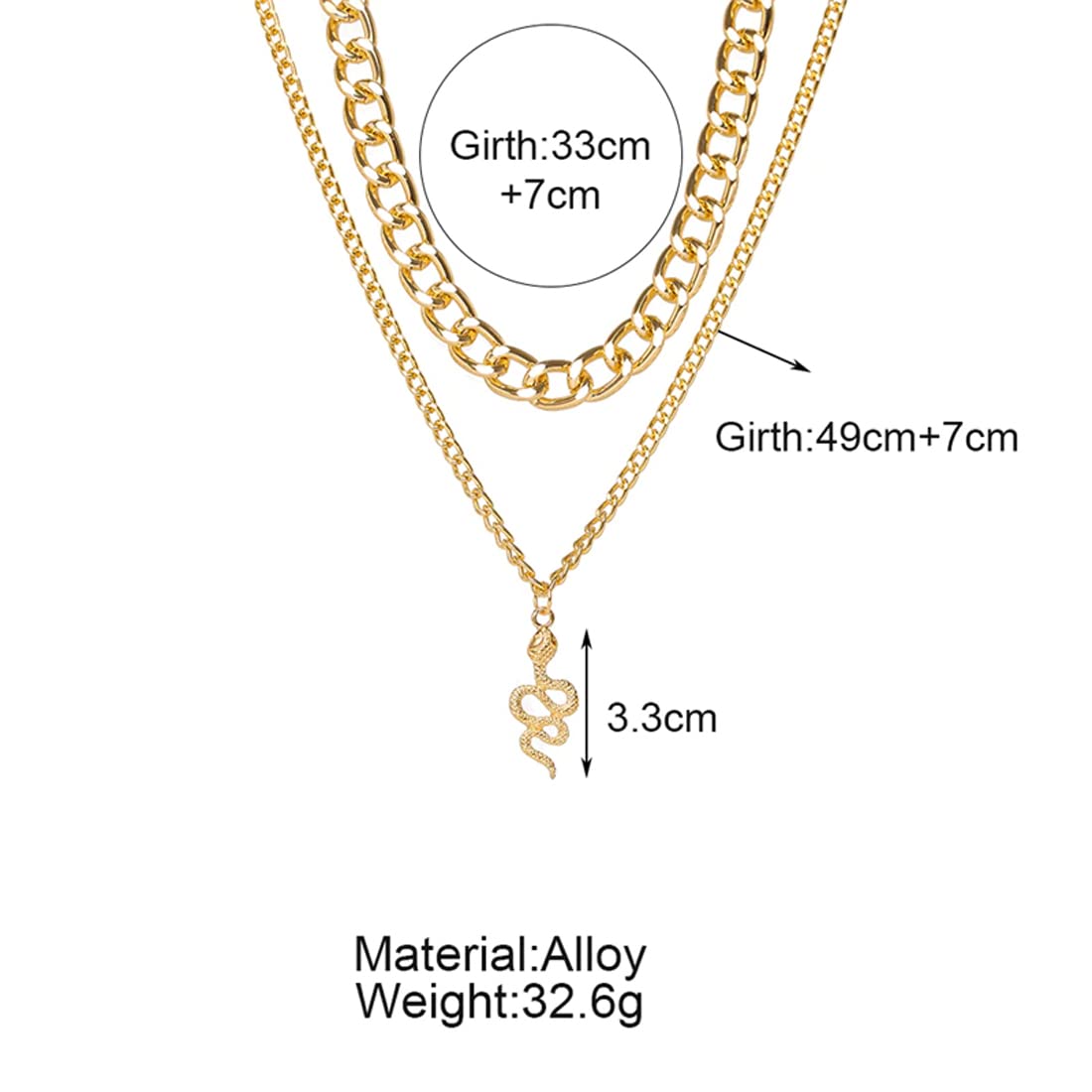 Snake Layered Necklace