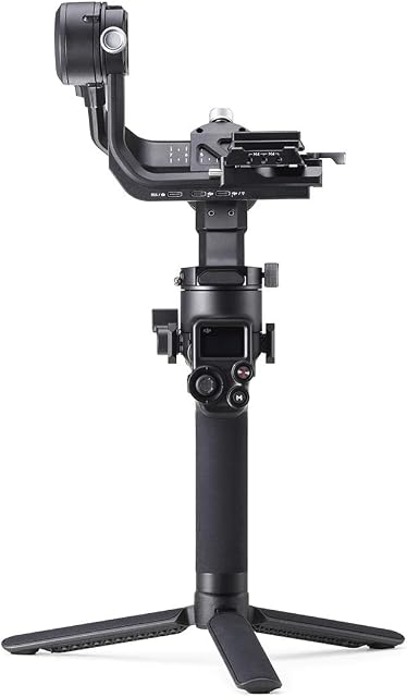 DJI RSC 2, 3-Osiowy Gimbal Stabilizujący dla Lustrzanek Cyfrowych i Aparatów Bezlusterkowych (Nikon, Sony, Panasonic, Canon, Fujifilm, Ronis SC), Obciążenie 3 kg, Tryb Pionowy, Ekran Dotykowy, Czarny