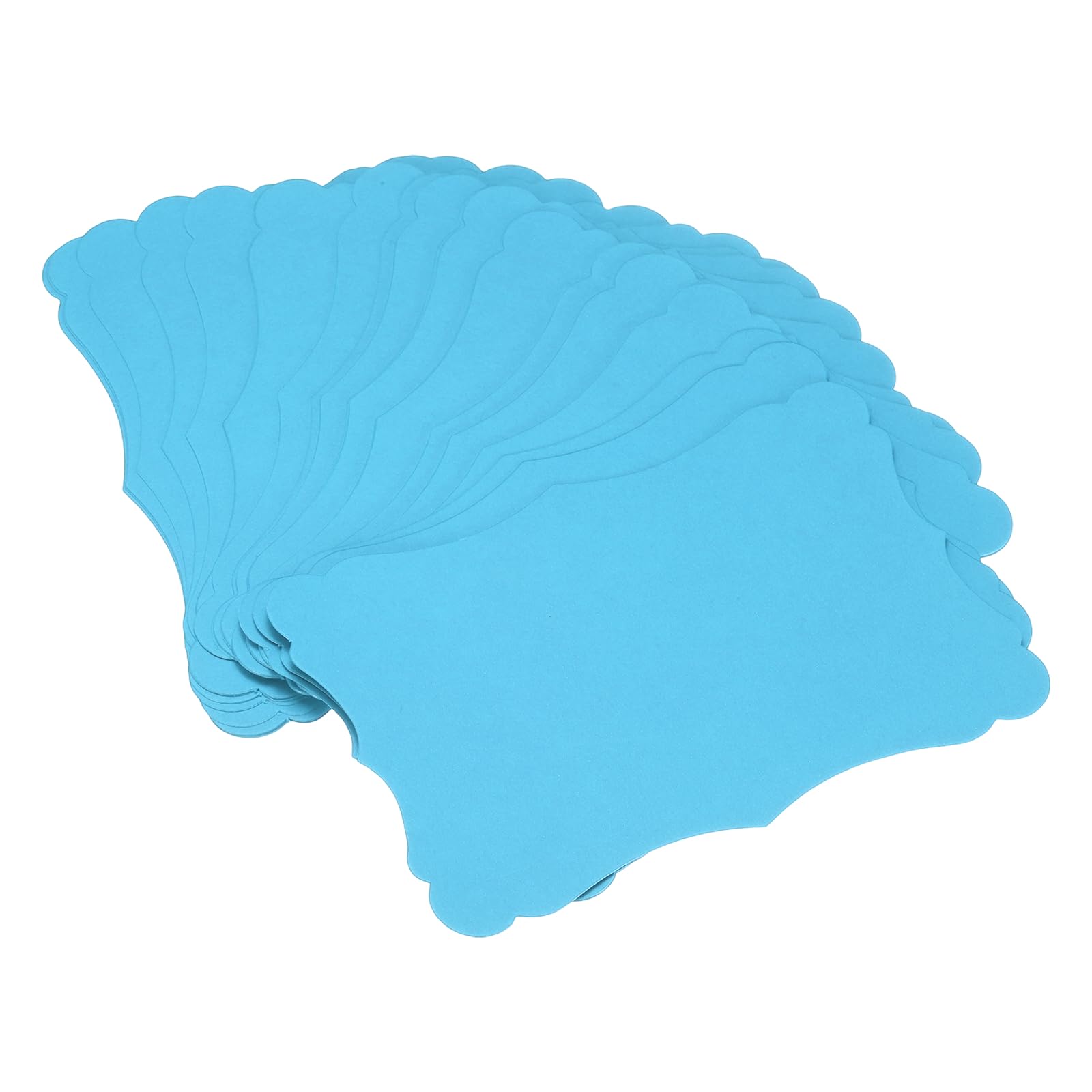 sourcing map 30Pcs Blank Kraft Cards Cardstock, 8.5 x 6cm Thick Colored Cardstock Paper Deep Blue Index Cards for DIY Gift Greeting Cards Menus Wedding Invitations