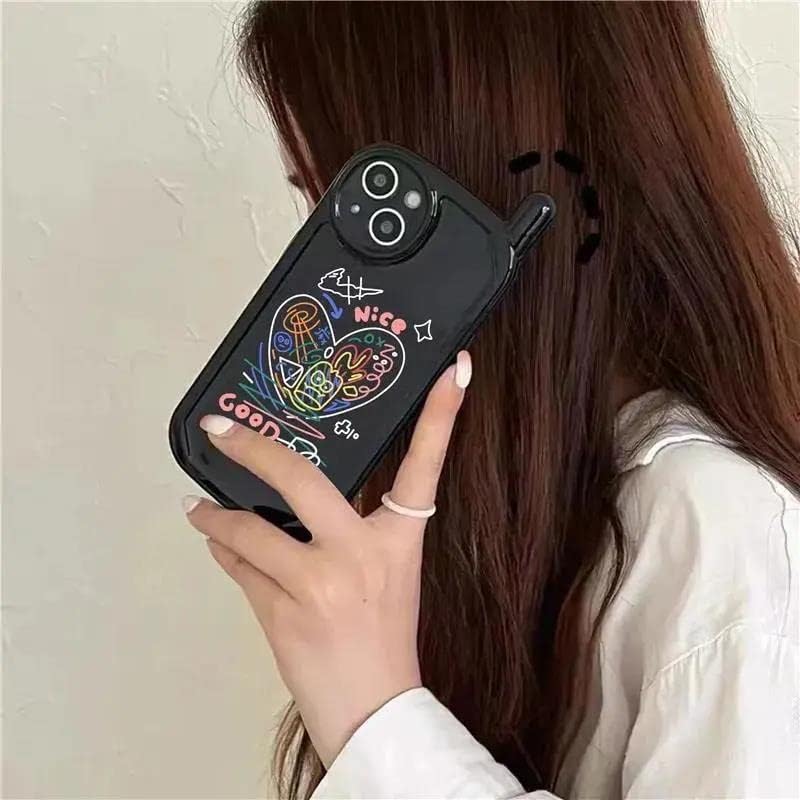 Miniatura 7 de Funda estética para teléfono Y2k Anime para mujer, compatible con iPhone 14 Pro Max (A, iPhone 13)