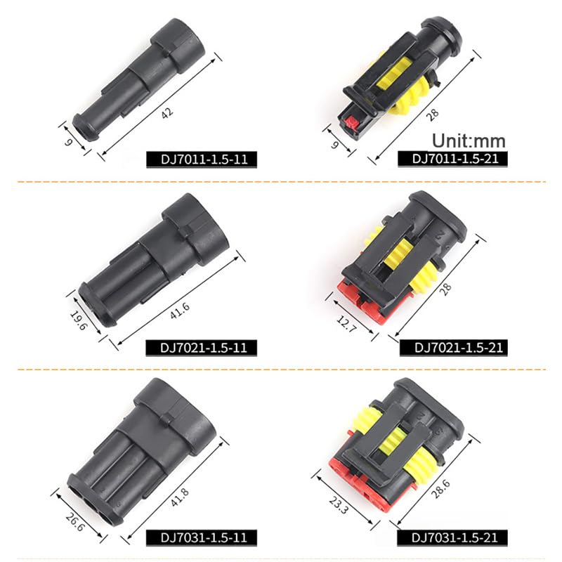 Conectores impermeables de 300 V y 12 A para solucionar fallos de corriente en el automóvil 4