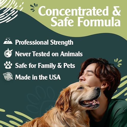 Image of Sprinkle & Sweep: Pet Stain & Odor Enzyme Spray - 32oz - No Scrubbing Concentrated Formula, Dog & Cat Urine & Mess Destroyer, Carpet Spot Cleaning