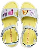  Agatha Ruiz De La Prada Mädchen 202960 Peeptoe Sandalen, Blau (Vaquero (Textile Metalizado) Paprika), 27 EU