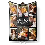 Easycosy Plaid Personnalisé, Couverture Personnalisée avec Photo et...