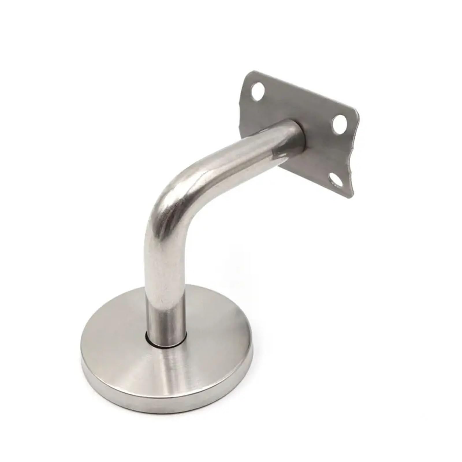 VAYEODEYU Handrail Brackets 10 Pcs Stainless Steel 8 Inch Wall Support for Stair Railing Guardrail(Curved Support)