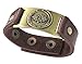 Visionary Power Seal of Solomon Bracelet, Leather, Adjustable