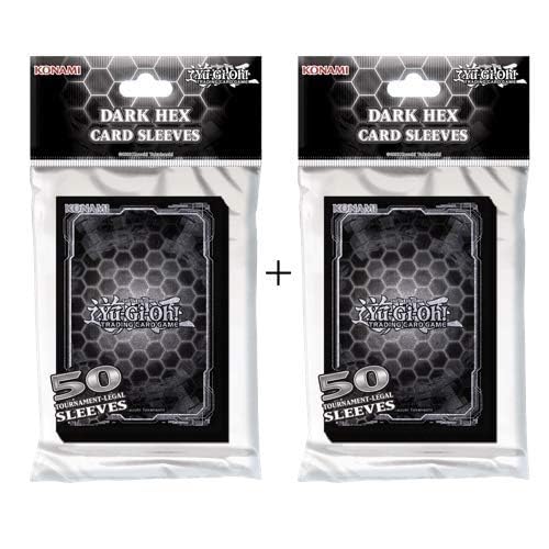 Amazon.com: Yu-Gi-Oh!: Dark Hex Card Sleeve (2 Pack) : Toys & Games