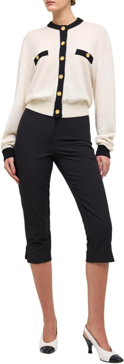 Ronny Kobo Women's Ronny Kobo Women's Gemma Cardigan, White Black