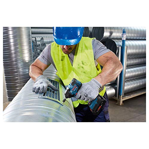 Bosch Professional 18V System Akku Drehschlagschrauber GDR 18V-200 C (inkl. 2x5.0 Ah Akku, Schnellladegerät GAL 1880 CV, Connectivity-Modul, L-BOXX 136) – Bild 6