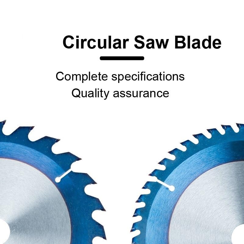 GISTEQ Zaagblad 165Mm 24/40/48T 210Mm 24/48/60T Hoja Circular de carburo Nano Revestimiento Azul Disco de Corte 1 ud./3 uds.(3pcs Set 165mm)