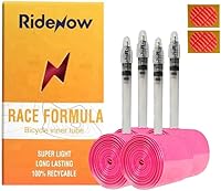 Vista 12 de RideNow 1/2/4 Pack Ultralight Bike Inner Tube 700 x 18-32 / MTB27.5/29 inch x 1.9-2.5 TPU Inner Tubes with 45/65/85mm Length French Valve Super Bike