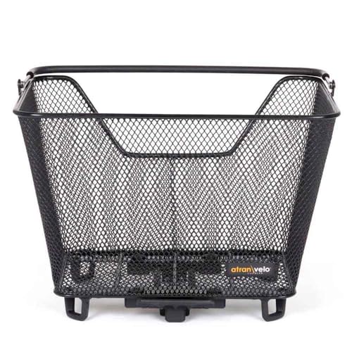Atranvelo Unisex – Erwachsene Daily Fahrradkorb, schwarz, 1size