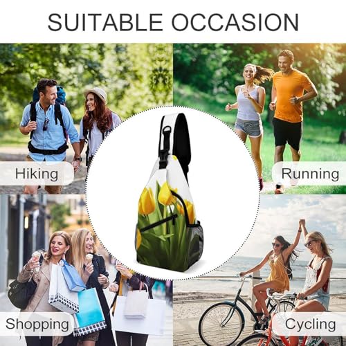 Bolso Cruzado Casual Para Deporte y Viaje, Color Floral miniatura 6