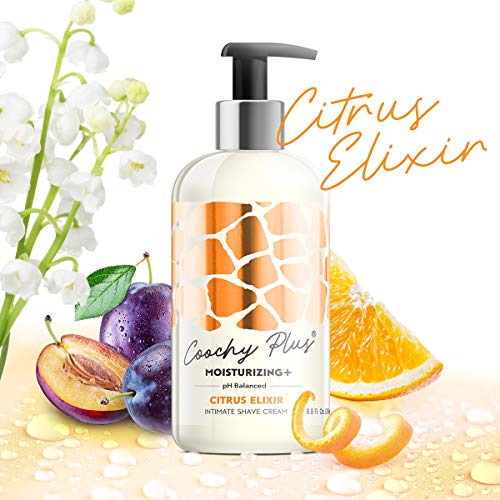 image for IntiMD Coochy Plus Intimate Shaving Cream CITRUS ELIXIR For Pubic, Bik