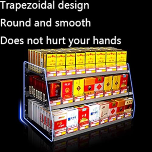 Empujador de cigarrillos automático para estante de tienda con acrílico transparente 6