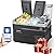 BODEGACOOLER 12 Volt Car Refrigerator, 45 Quart Portable Freezer, APP Control Car Fridge -4?~68?, Battery Powered 20V & 12V/24 DC & 110-240 AC for Outdoor Camping Travel RV Home