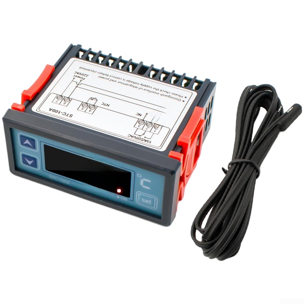 Termostato Digital Calefacción y Refrigeración para preciso Termostato(12v English)