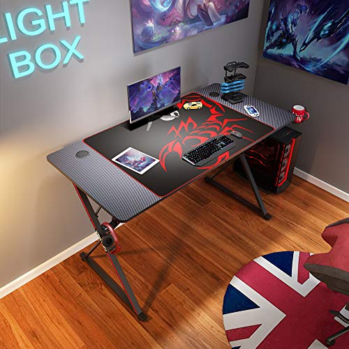 DESIGNA 47'' Gaming Desk for Home Office - Image 4