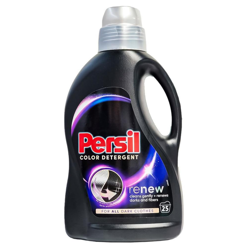 4er Pack - PERSIL Color Flüssigwaschmittel - Renew - für dunkle Kleidung - 1250ml / 25 Waschladungen