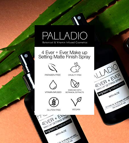 Palladio 4 Ever and Ever Spray Fijador de Maquillaje, Fijador de Maquillaje de Larga Duración, Fija y Sella Instantáneamente el Maquillaje para un Uso Duradero durante Todo el Día, Matte Finish - imagen 7