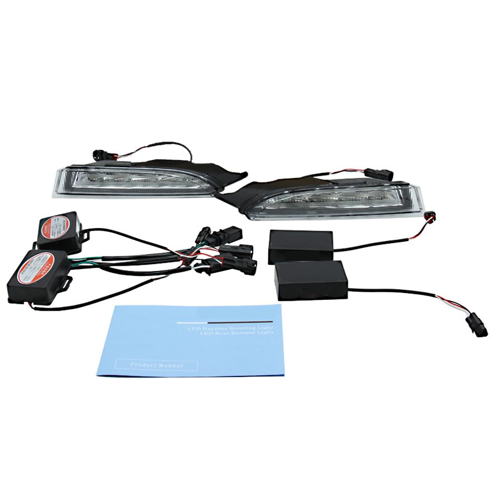Riloer Car LED daytime Film Lights DRL, LED de coche luces duales DRL FIT para V * W SCIR*OCCO R 2010-2013