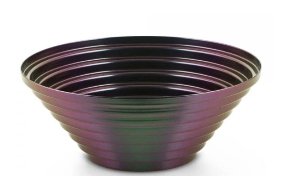 Alessi Schale rund MAYA 25cm – Lila, violett mit schillerndem Effekt