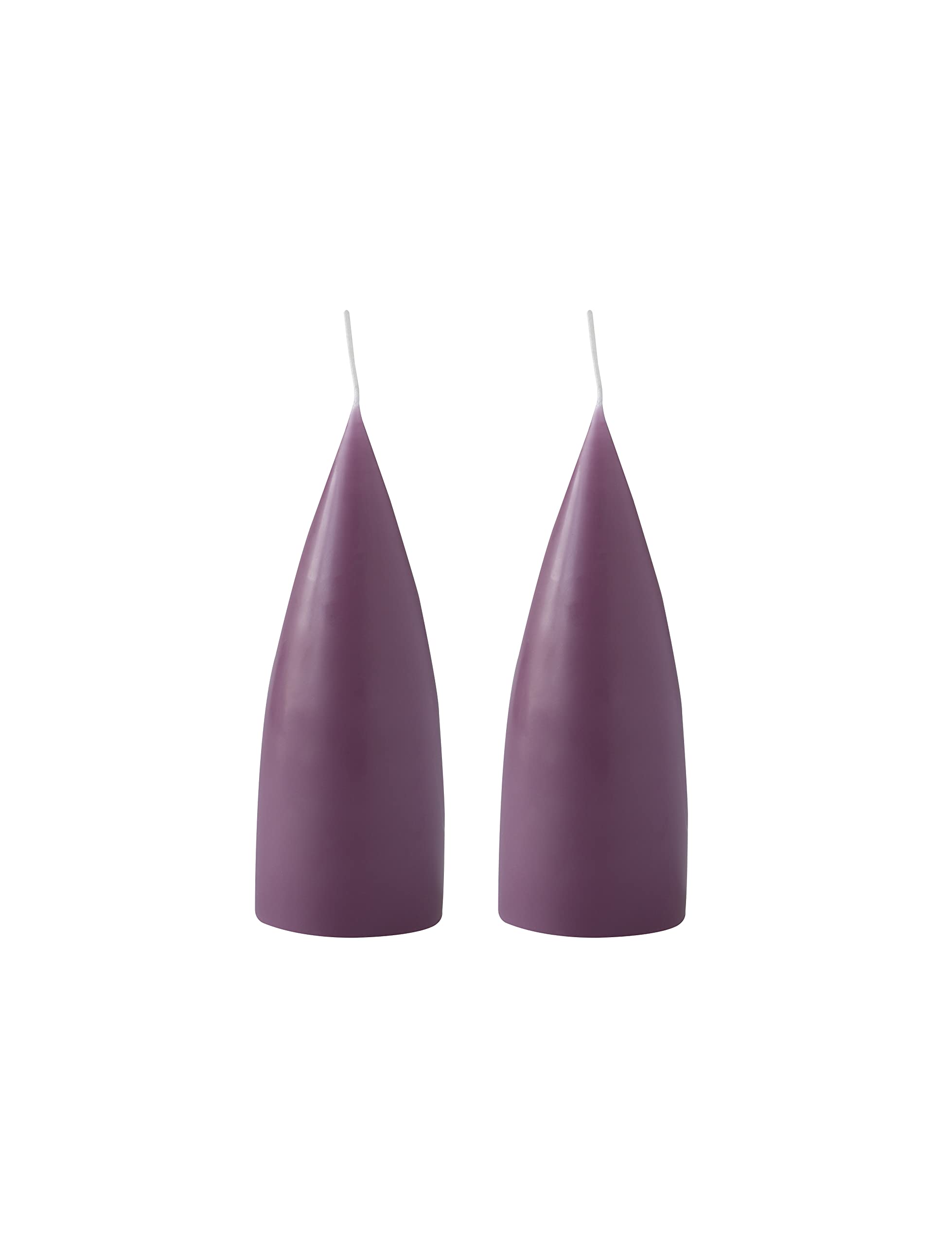 Kunstindustrien Women's Light Heather Coloured Cone Shaped Candles