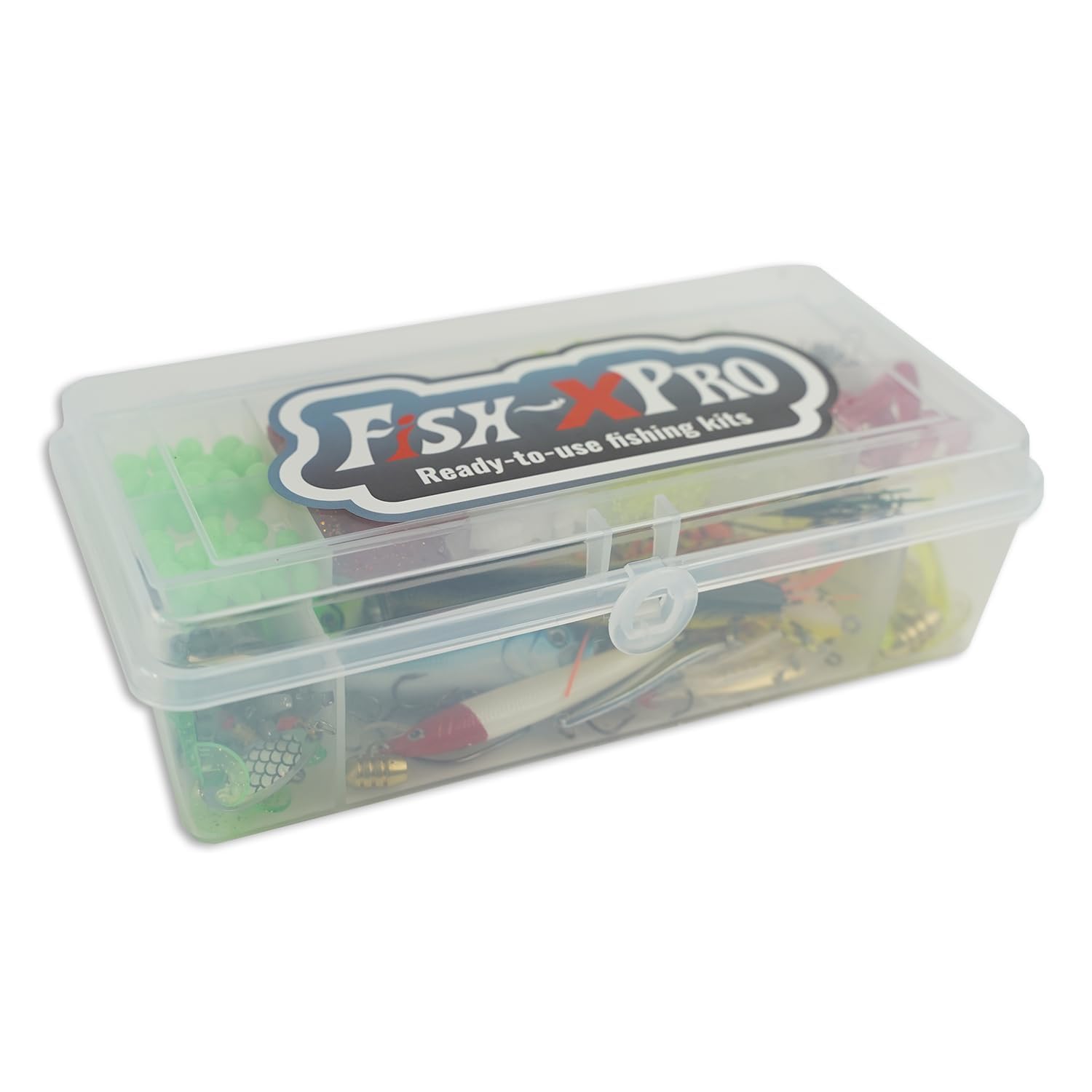 Set di accessori per pesci predatori - 215 pezzi (con scatola di tacchetta) - Set completo per pescatori predatore - tutto per pescatori di pesce persico - lucioperca e luccio