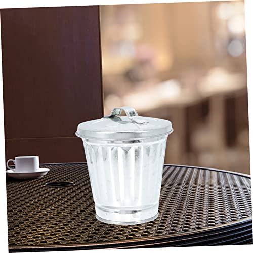 2 piezas mini canecas de basura para baño y cocina miniatura 4