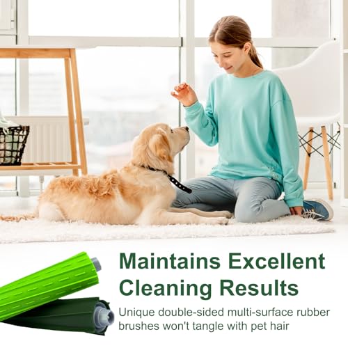 Image of Main Brush Replacement for iRobot Roomba s9 (9150), s9 Plus (9550) s Series Vacuum Cleaner, 4 Set Rubber Brush Rollers