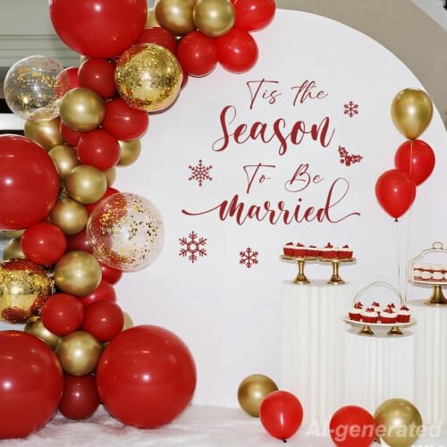 LANKBACK Tis the Season to be Married Decoración Navideña