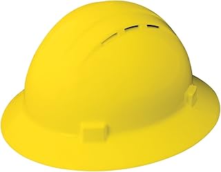 ERB Safety 039-19332 Americana Full Brim Vent Standard Hardhats, 6.5