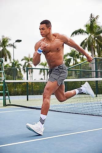 Image of COOFANDY Men's 2 Pack Gym Workout Shorts Quick Dry Athletic Shorts 5 Inch Lightweight Sports Running Shorts with Pockets