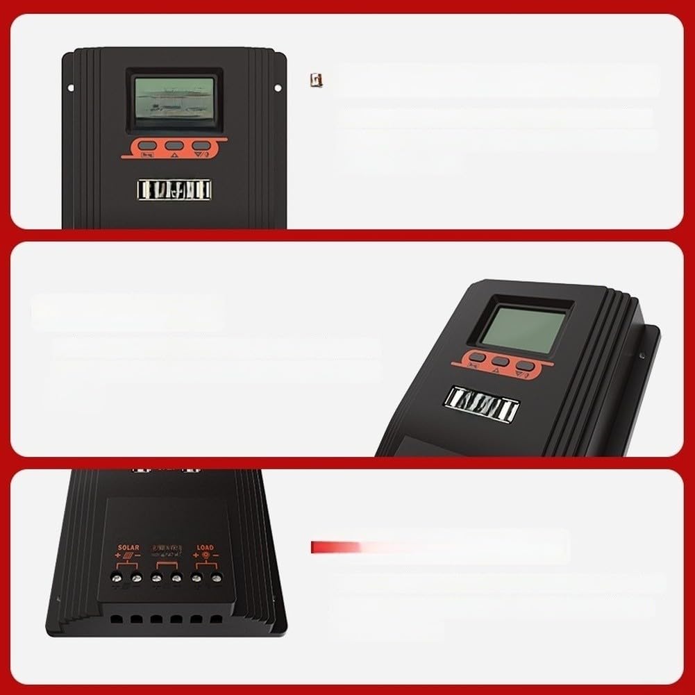 per regolatore di carica solare PWM 50A 12V/24V display LCD per regolatore di carica solare PWM (80A)