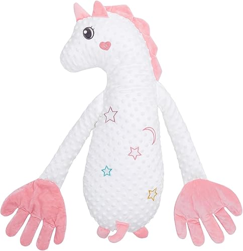 Juguetes Calmantes para Bebé, Lindo Juguete de Muñeca de Peluche Relleno de Animal para Niñas y Niños, Figura de Dinosaurio Unicornio Portátil