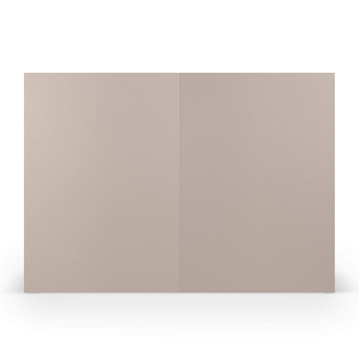 PAPERADO 500 kartek składanych DIN A5 szarobrązowe prążkowane – podwójne kartki wstępnie złożone nieprzezroczyste 220 g/m² – 14,8 x 21 cm – składane kartki do majsterkowania, zaproszenia na wesele, komunię