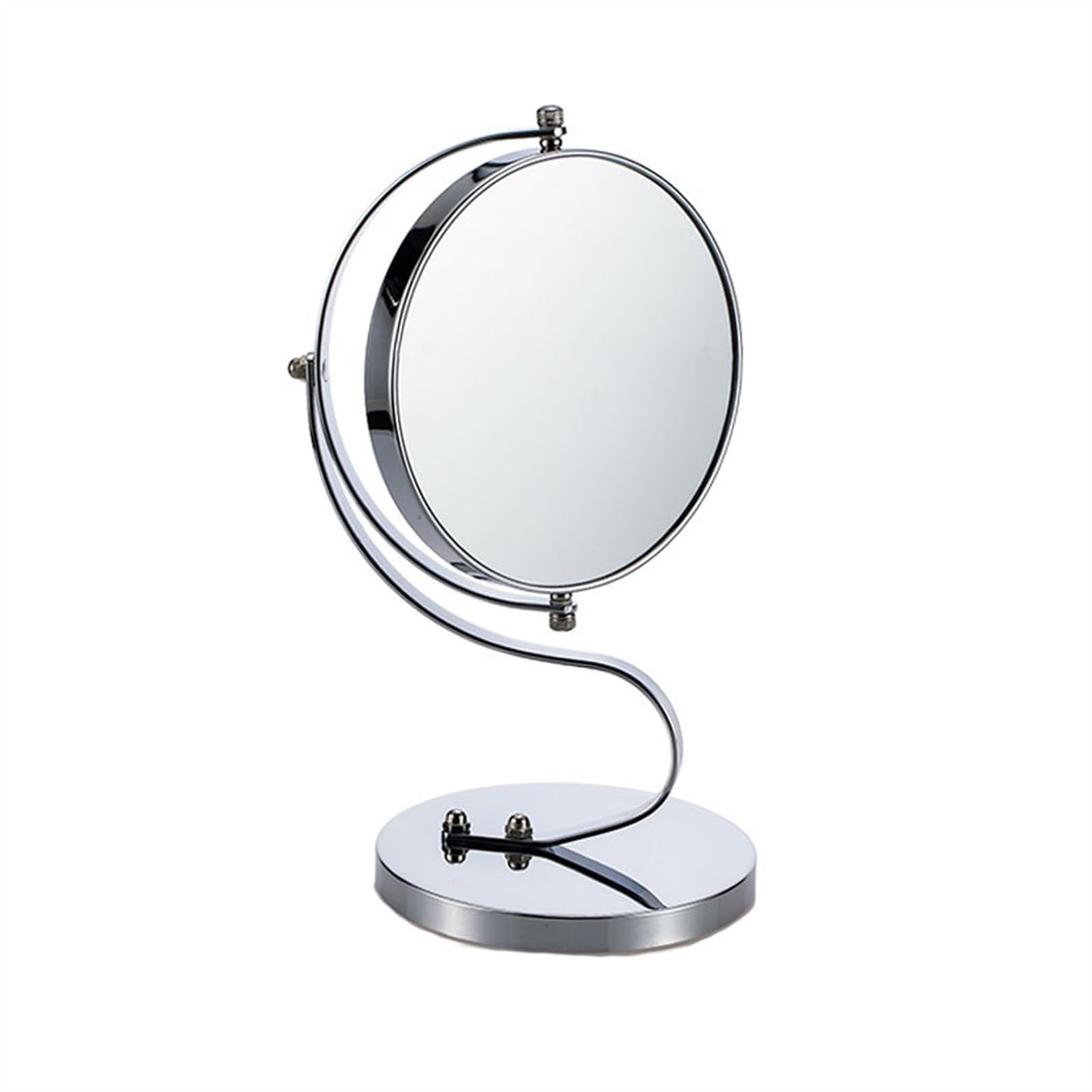Specchio da Trucco Comò Grande specchio for il trucco Specchio rotondo bifacciale alla moda Specchio girevole da tavolo creativo Specchio Cosmetico (Size : Plane Mirror+Magnifying Mirror)