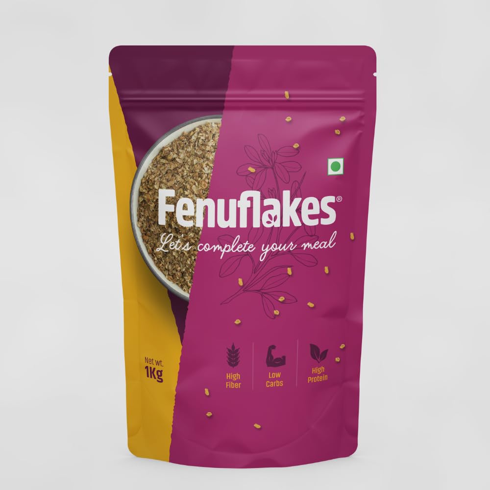 Fenuflakes 1kg Fiber supplement | Bloating,acidity, & constipation relief |High Protein|Prebiotic fiber| low carbs |Aids in managing blood sugar levels |Neutral in taste |Add to any food| 100 servings (B0CGDNC65X) Amazon Price History, Amazon Price Tracker