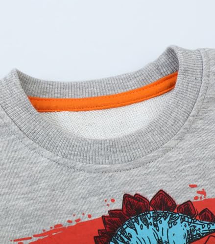 Image of LOKTARC Toddler Boys Graphic Crewneck Sweatshirts 2-Pack, Sizes 2T-7